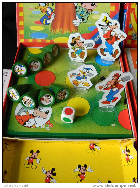 Lot De 2 Jeux De Société - Educatif - Complet - Disney - Excellent état - Mickey - Donald - Dingo - Etc.... - 1994 - Other & Unclassified