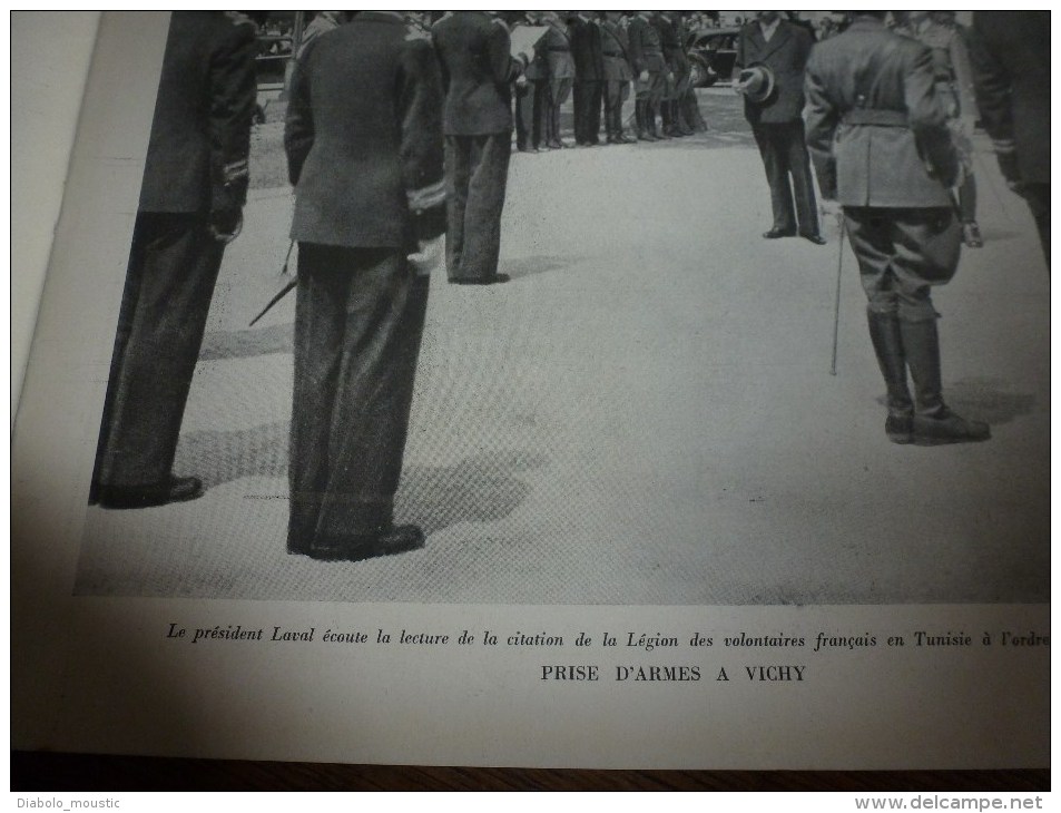 1943 COMPIEGNE; LVF (Légion Des Volontaires Français); Sous-Marins Série;Pompiers Féminins En Allemagne;Retour CIGOGNES - L'Illustration