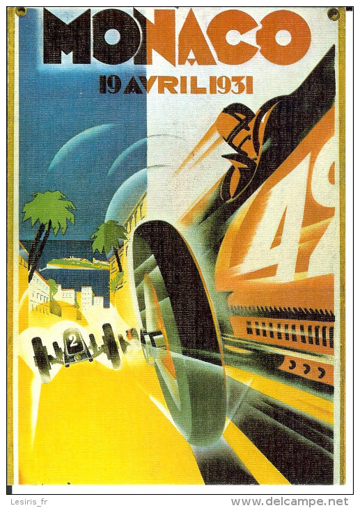 CP -  MONACO - 19 AVRIL 1931 - 3° GRAND PRIX AUTOMOBILE - - Grand Prix / F1