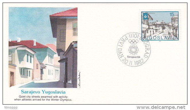 Yugoslavia 1982 Sarajevo View FDC - FDC