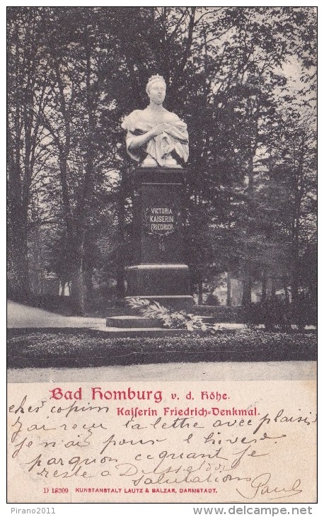 Bad Homburg, Kaiserin Friedrich-Denkmal - Bad Homburg