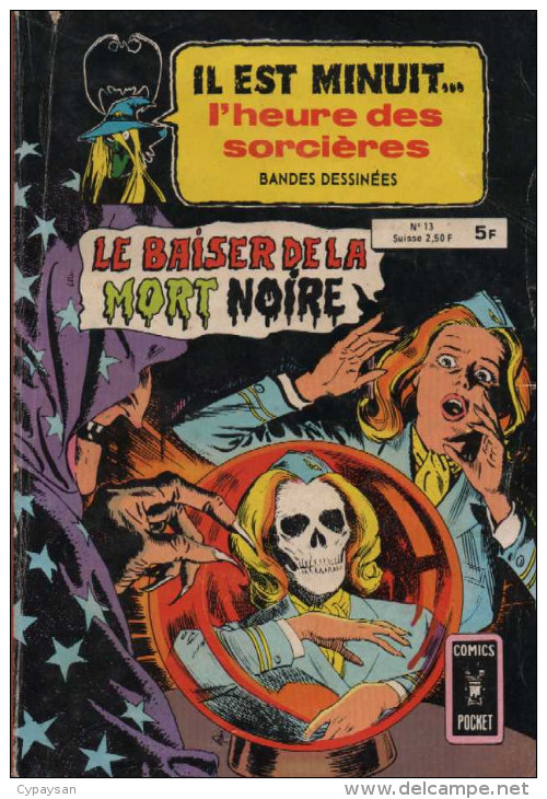 IL EST MINUIT HEURE SORCIERES N° 13 BE ARTIMA 11-1981 COMICS POCKET - Arédit & Artima