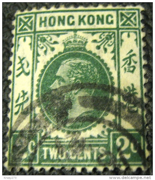 Hong Kong 1912 King George V 2c - Used - Usati