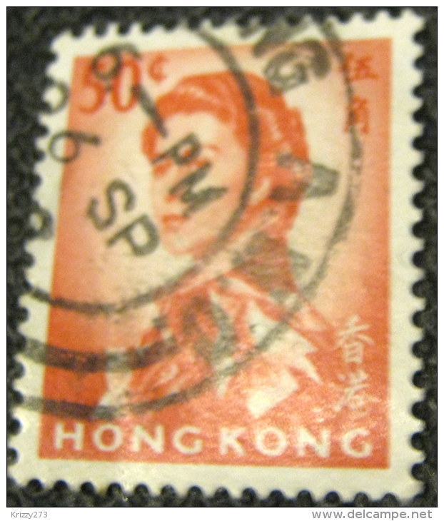 Hong Kong 1962 Queen Elizabeth II 50c - Used - Gebruikt