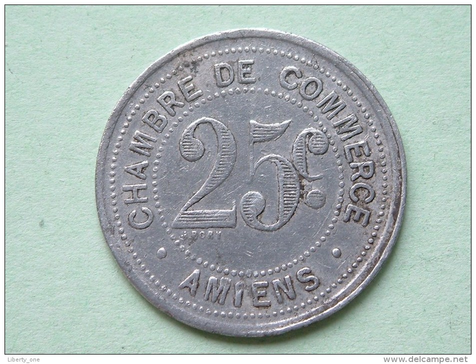 1920 - 25 Cent / AMIENS Chambres De Commerce ( Uncleaned Coin / For Grade, Please See Photo ) !! - Autres & Non Classés