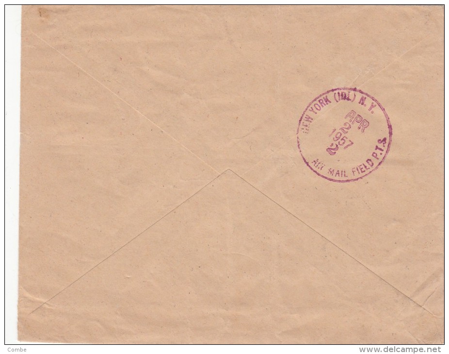 1957, LETTRE, CONGO BELGE, LISALA  Pour USA, TAXE POSTAGE DUE 14 CENTS/5065 - Briefe U. Dokumente