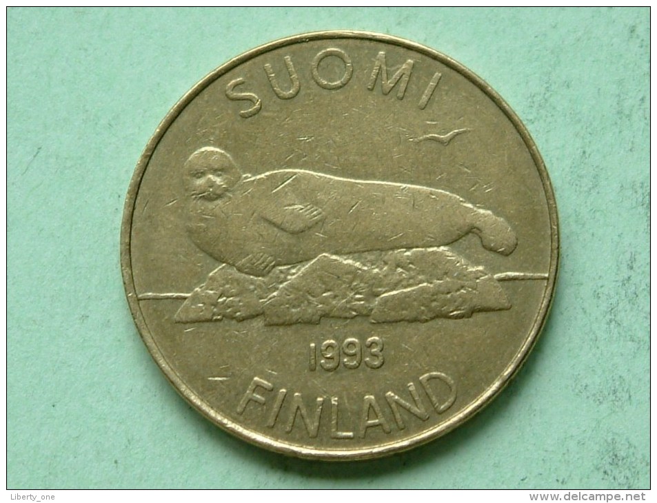 1993 - 5 Markkaa / KM 73 ( Uncleaned Coin / For Grade, Please See Photo ) !! - Finland