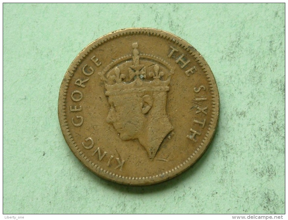 1949 - Ten Cents / KM 25 ( Uncleaned Coin / For Grade, Please See Photo ) !! - Hong Kong