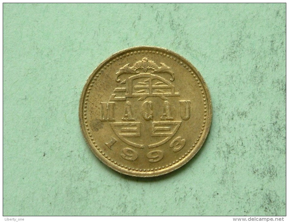 1993 - 10 AVOS / KM 70 ( Uncleaned Coin / For Grade, Please See Photo ) !! - Macao