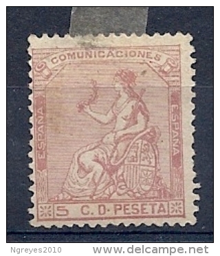 140011105  ESPAÑA  EDIFIL  Nº  132  */MH - Unused Stamps