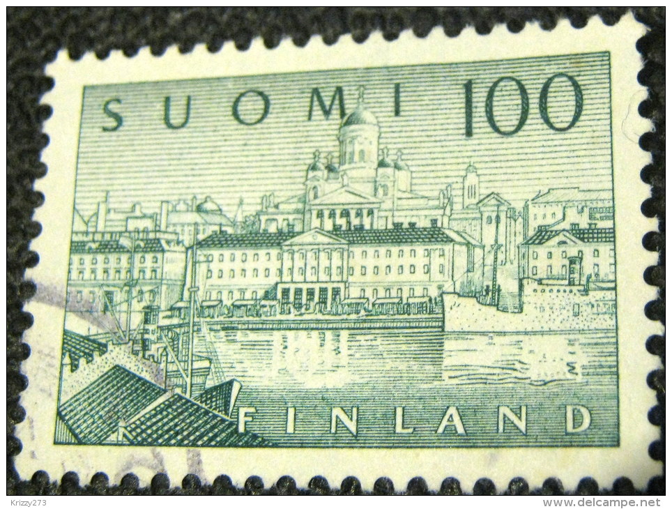 Finland 1958 Helsinki Harbour 100M - Used - Used Stamps