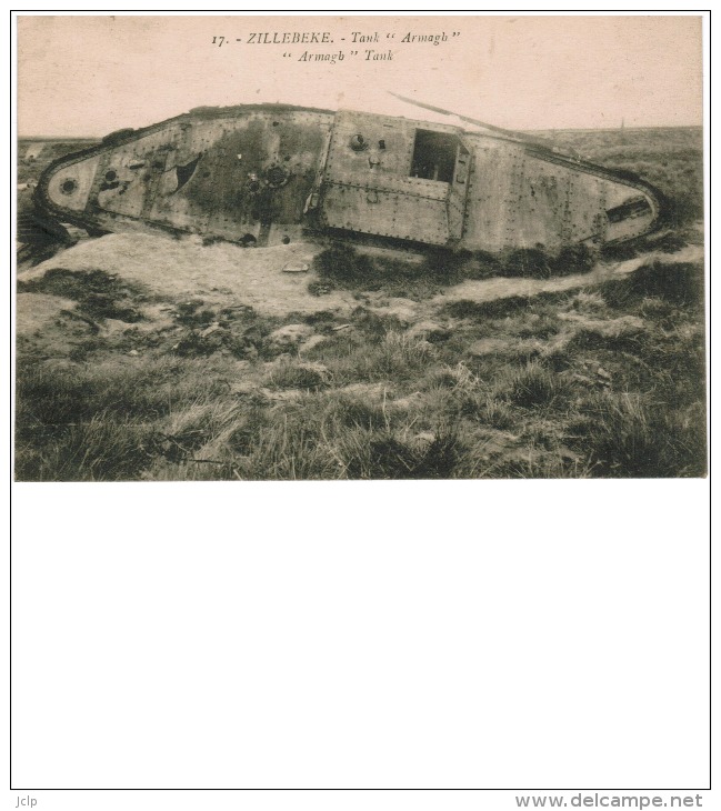 17 - ZILLEBEKE  Tank  "Armagh" - Autres & Non Classés