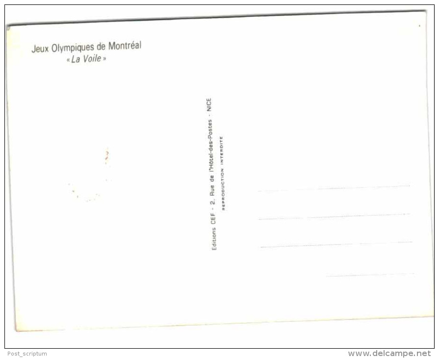 Thème Jeux Olympiques - Carte Philatélique Premier Jour - Montréal - Jeux Olympiques