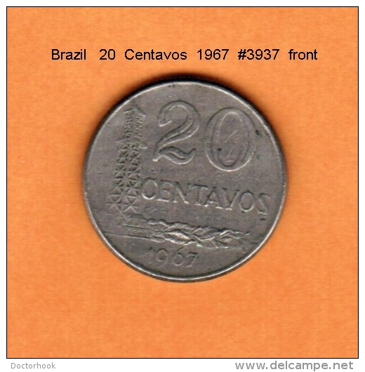 BRAZIL   20  CENTAVOS   1967   (KM # 579) - Brazil