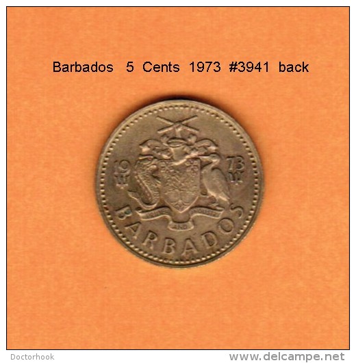 BARBADOS   5  CENTS   1973   (KM # 11) - Barbades