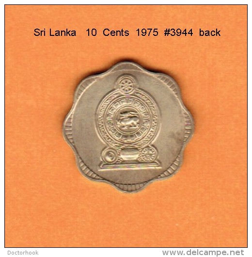 SRI LANKA   10  CENTS   1975   (KM # 140) - Sri Lanka