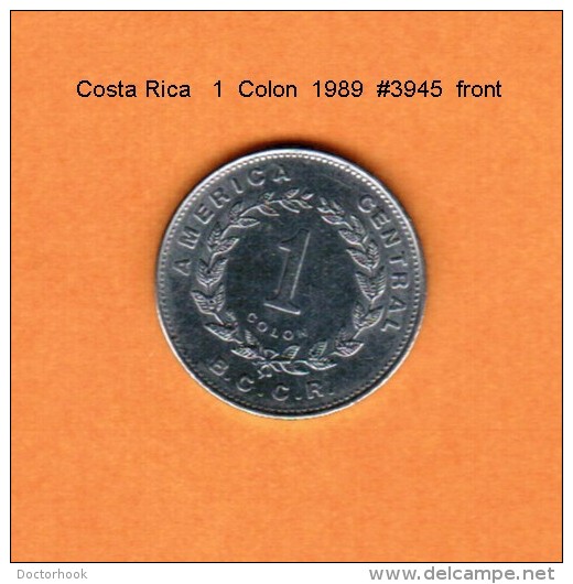 COSTA RICA   1  COLON   1989   (KM # 210.2) - Costa Rica