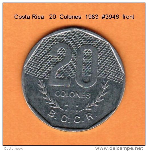 COSTA RICA   20  COLONES   1983   (KM # 216.1) - Costa Rica