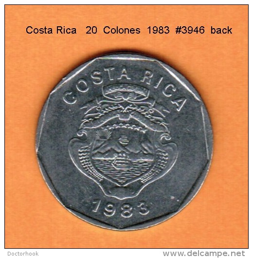 COSTA RICA   20  COLONES   1983   (KM # 216.1) - Costa Rica