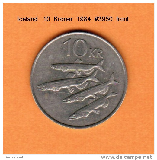 ICELAND   10  KRONUR   1984   (KM # 29.1) - Iceland