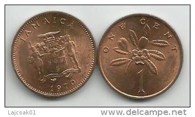 Jamaica 1 Cent 1970. - Jamaique