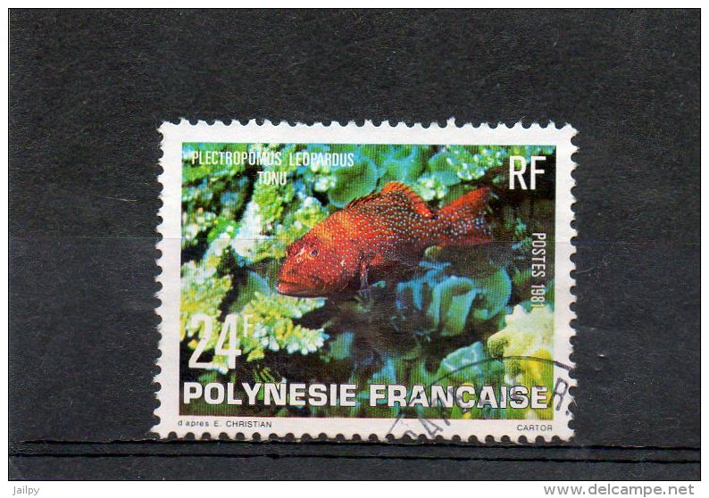 POLYNESIE FRANCAISE        24 F    Année1981    Y&T:162     (oblitéré) - Gebruikt