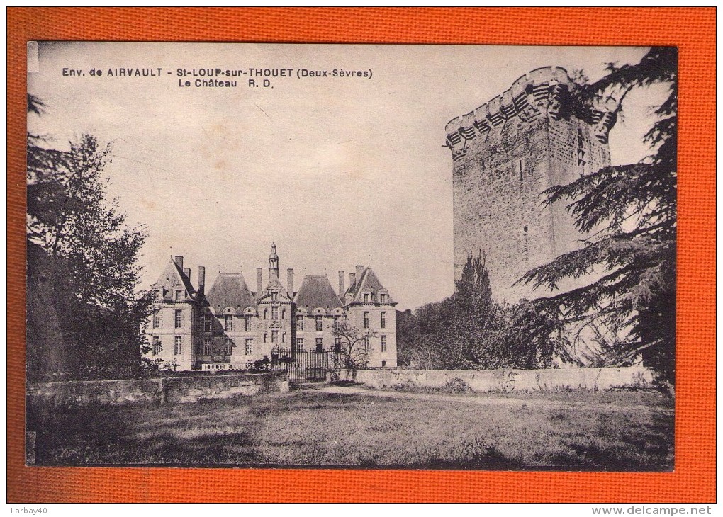 1 Cpa 79. Deux Sevres : St Loup Sur Thouet . Le Chateau - Saint Loup Lamaire