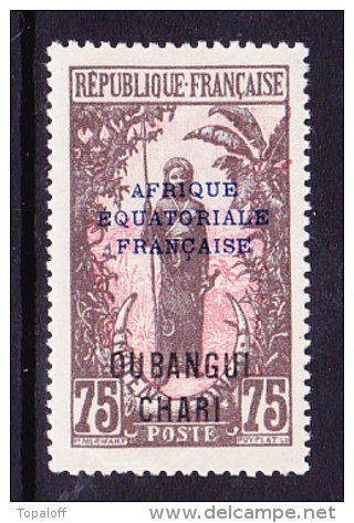 Oubangui N°58  Neuf Charniere - Neufs