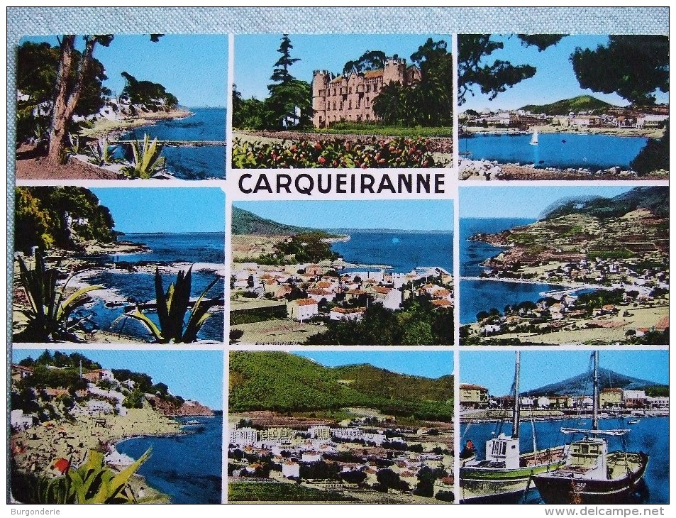 CARQUEIRANNE / JOLI LOT DE 6 CARTES PHOTOS / PHOTOS ET DESCRIPTIFS - Carqueiranne