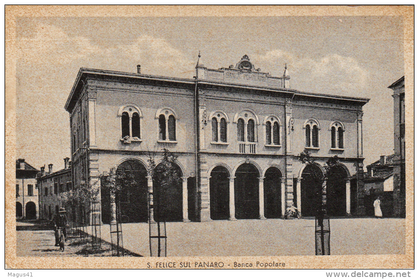 SAN FELICE SUL PANARO (MODENA) - BANCA POPOLARE - FORMATO PICCOLO - Modena