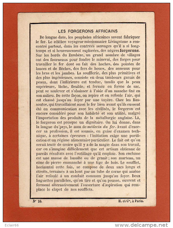 ZAMBEZE    LES  FORGERONS DU ZAMBEZE / LES FORGERONS AFRICAINS / BELLE IMAGE     EDIT H Et Cie Paris - Zambie