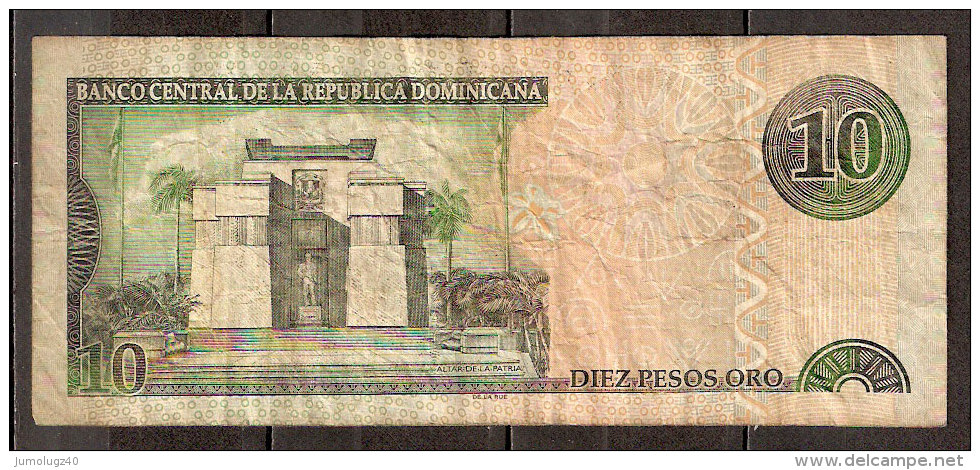 Billet De  10 Pesos De 2003 (1) - Dominicaine