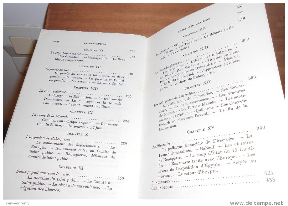 La Révolution. 1789-1799. Par Gaston Duthuron.1954. - Histoire