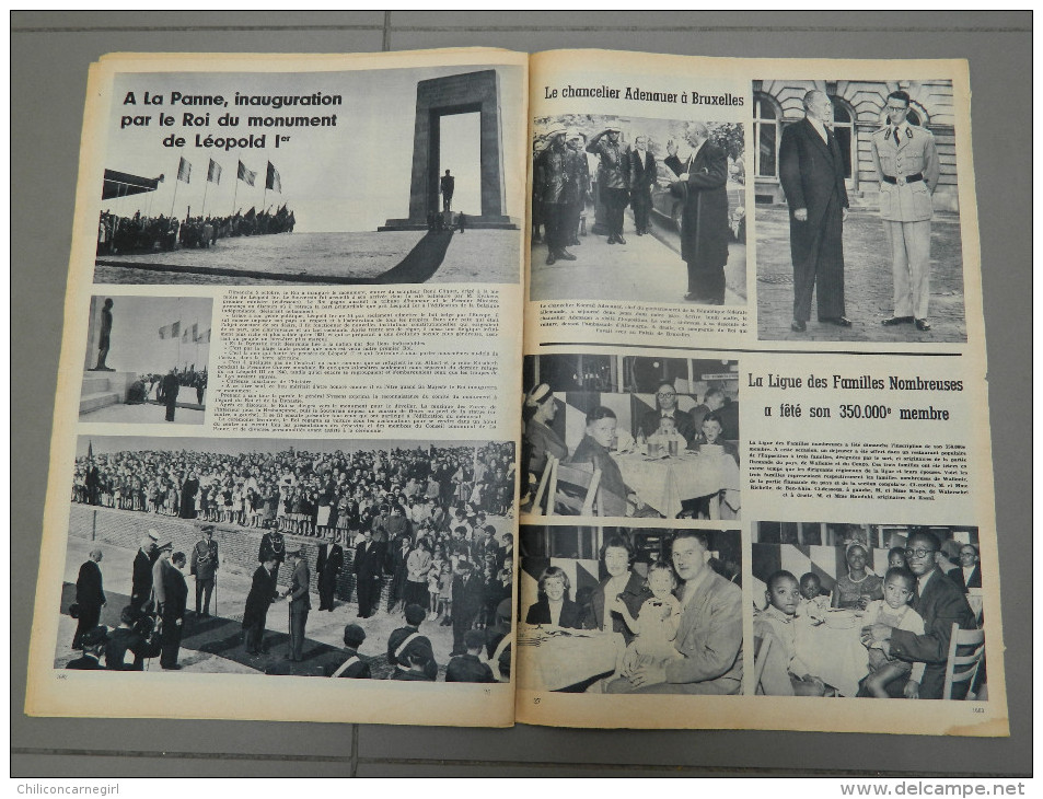 Patriote Illustré N° 41 - 1958 - Pie XII Est Mort - Charles-Quint - Panne Inauguration Par Le Roi - Publicité NOVA - Informations Générales