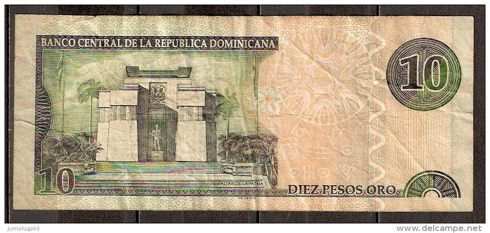 Billet De  10 Pesos De 2003 (3) - Dominicaine