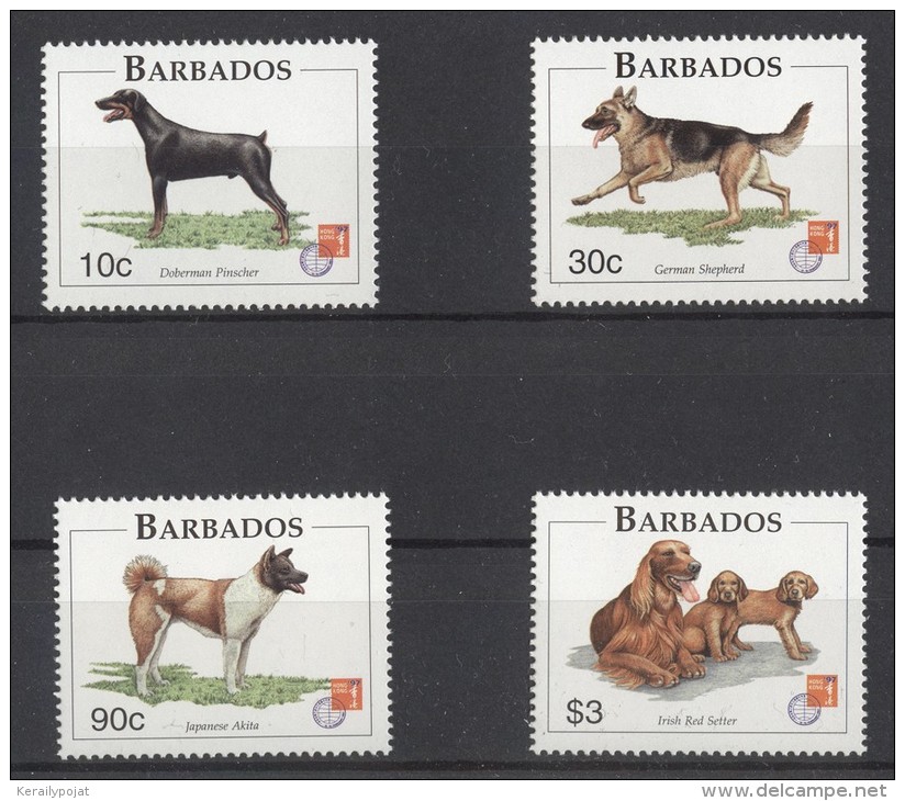 Barbados - 1997 Dog Breeds MNH__(TH-12139) - Barbados (1966-...)