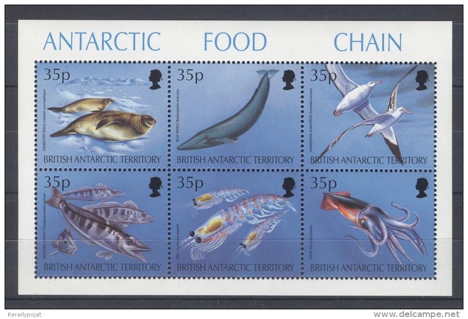 British Antarctic Territory - 1994 Food Chains Block MNH__(TH-3179) - Nuevos