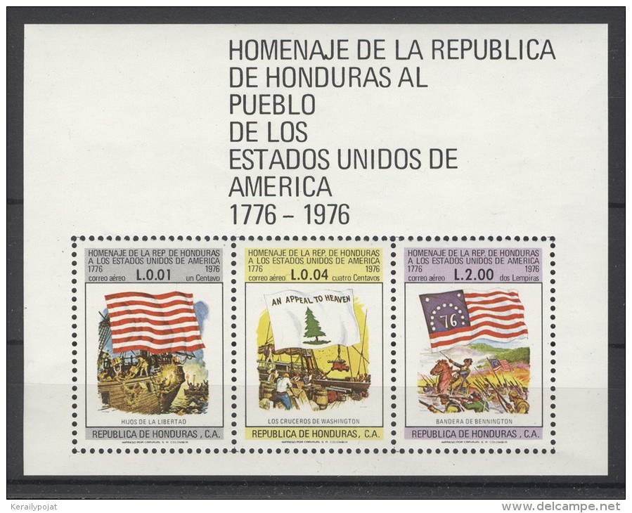 Honduras - 1976 USA Independence Block (1) MNH__(TH-760) - Honduras