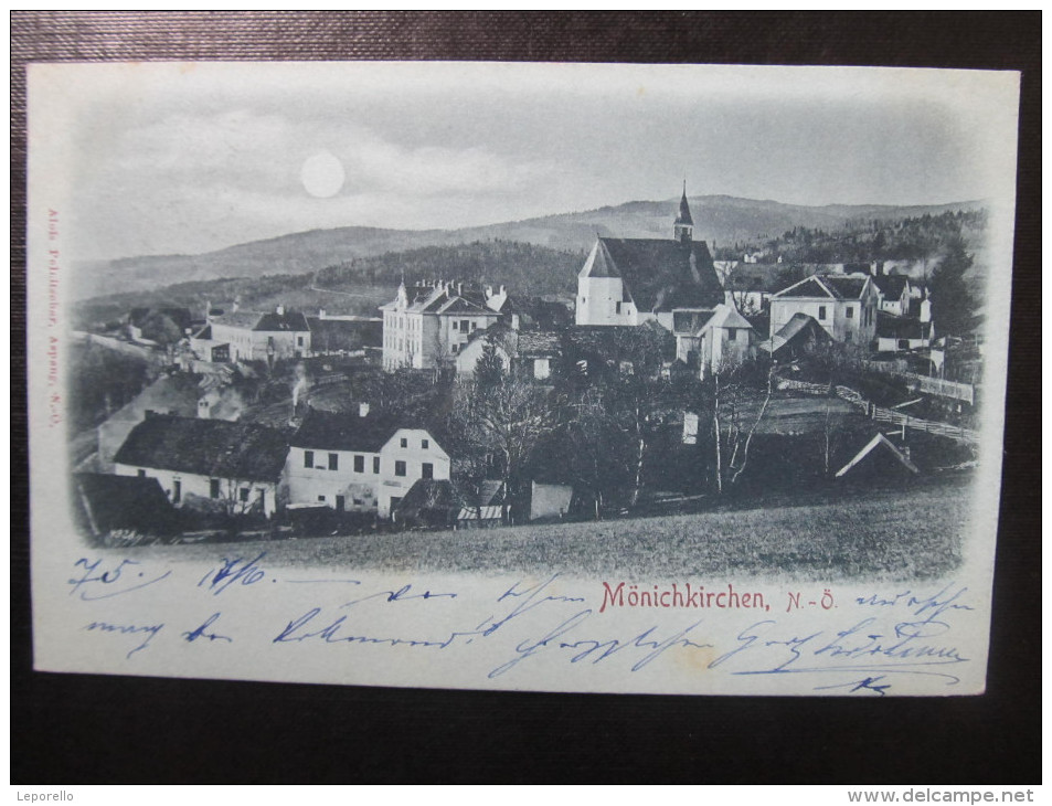 AK MÖNICHKIRCHEN 1899  //  W9175 - Wechsel