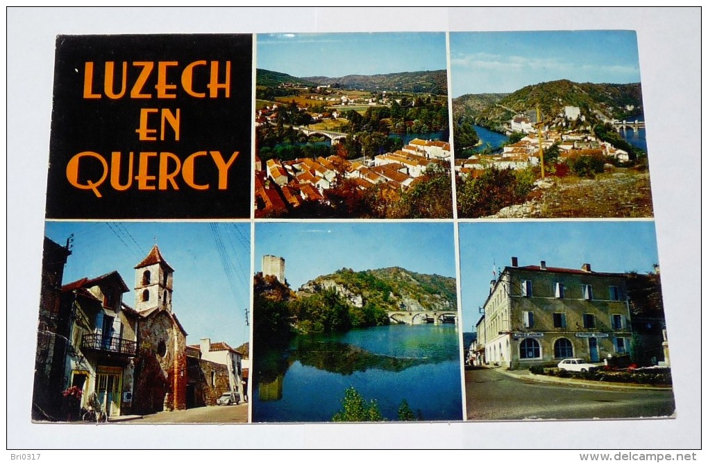 LUZECH EN QUERCY - 46 - Multivues : Vue Générale - Eglise - ..... - Luzech