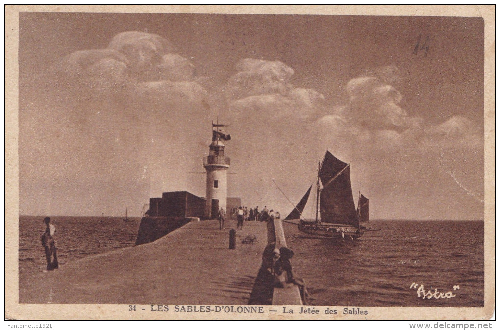 LES SABLES D'OLONNE   LA JETEE DES SABLES(dil133) - Sables D'Olonne