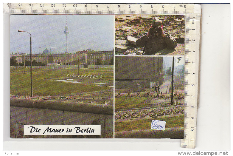 PO3859C# GERMANIA - GERMANY - DIE MAUER IN BERLIN - MURO DI BERLINO - MIITARI  No VG - Muro Di Berlino