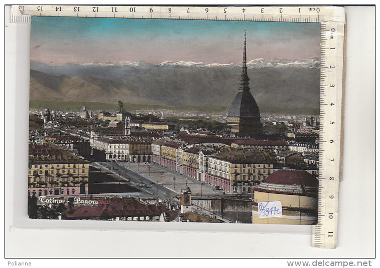 PO3947C# TORINO - PANORAMA - Acquerellata  VG 1957 FIAT NUOVA 500 - Panoramic Views