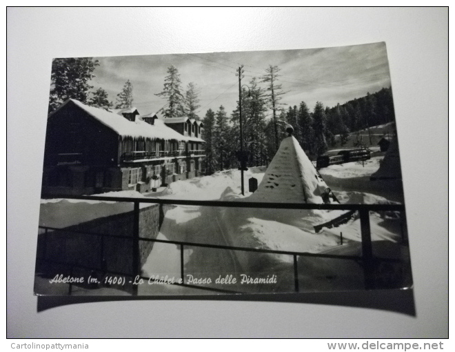 Abetone  Lo Chalet E Passo Delle Piramidi Dopo Nevicata Corriera Pullman - Pistoia