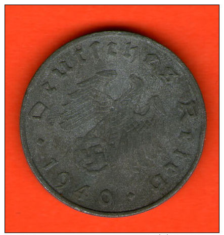 ** 10 Reichspfennig 1940 B ** TERCER /  THIRD REICH - KM 101 - Zinc / Zink - ALEMANIA / DEUTSCHLAND / GERMANY - 10 Reichspfennig