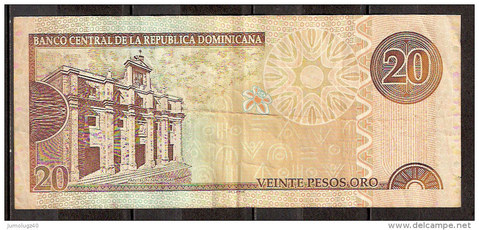 Billet De  20 Pesos De 2002 (2) - Dominicaine