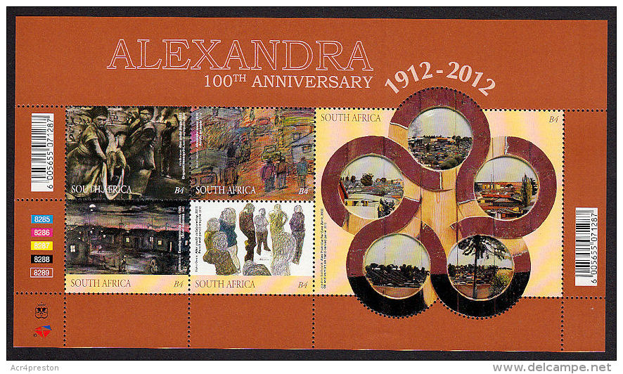 C5018, SOUTH AFRICA 2012, Alexandra 100th Anniversary  MNH - Ungebraucht