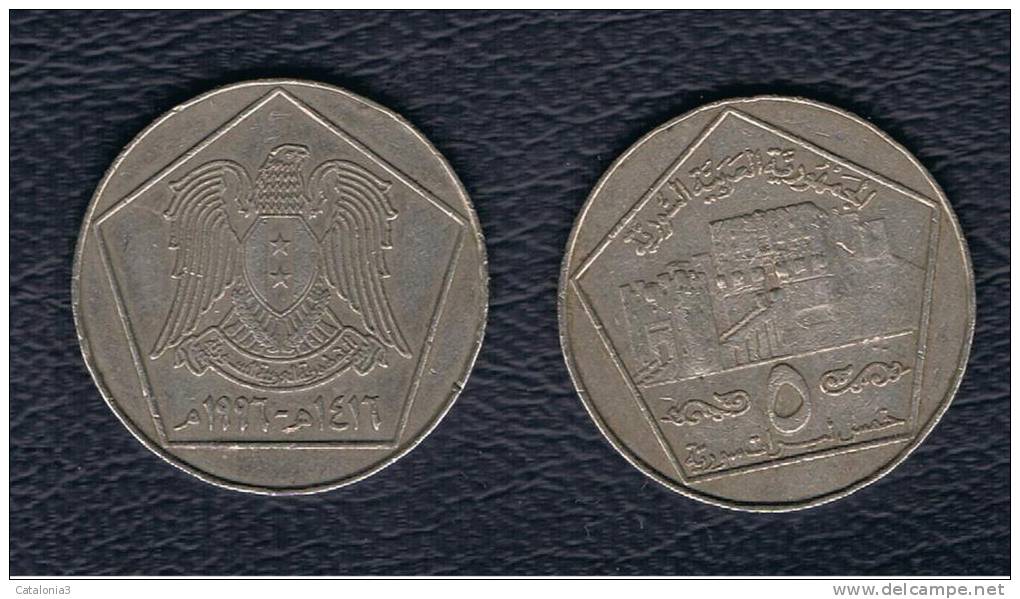 SIRIA / SYRIA - 5 Pound 1996   KM123 - Siria