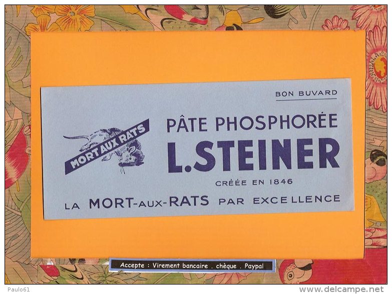 BUVARD :  Pate Phosphorée Mort Aux Rats - Agricultura