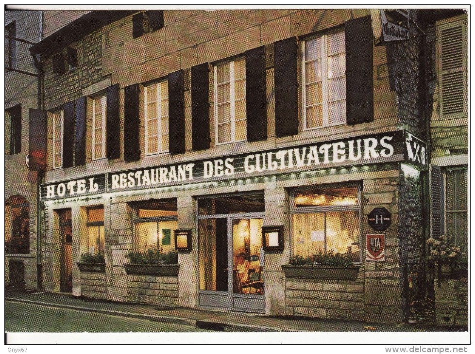 NUITS-SAINT-GEORGES (Côte D'Or) Hôtel Restaurant Des Cultivateurs "Les Routiers" 9 Rue Du Général De Gaulle-VOIR 2 SCANS - Nuits Saint Georges